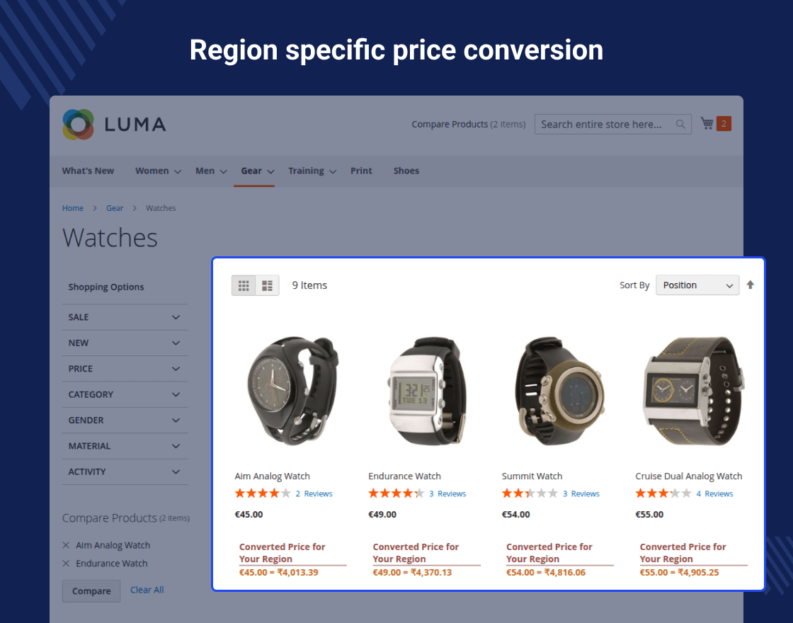 Magento 2 Geolocation Currency Converter