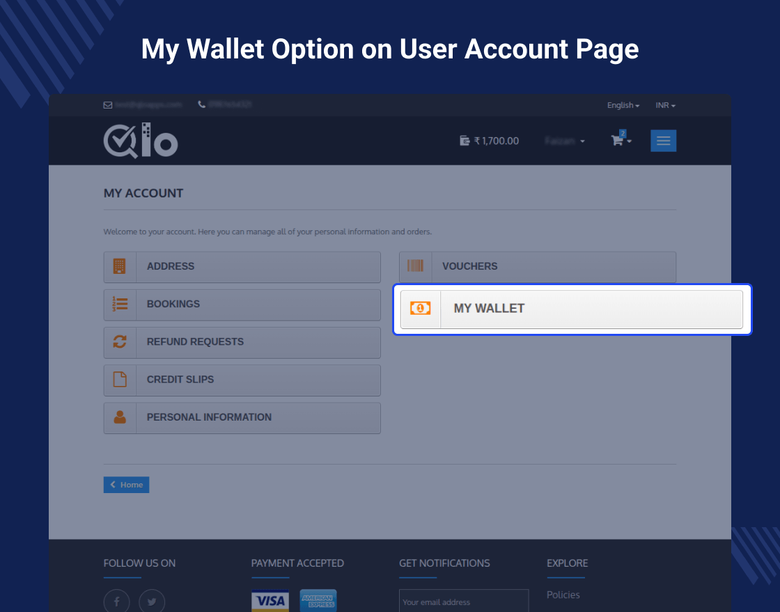 QloApps Customer Wallet