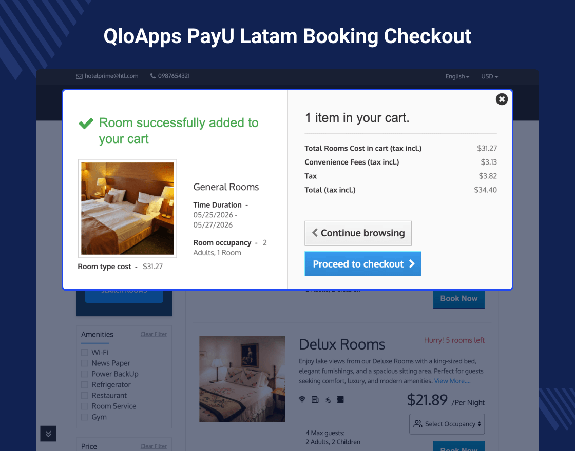  QloApps PayU Latam Payment Gateway