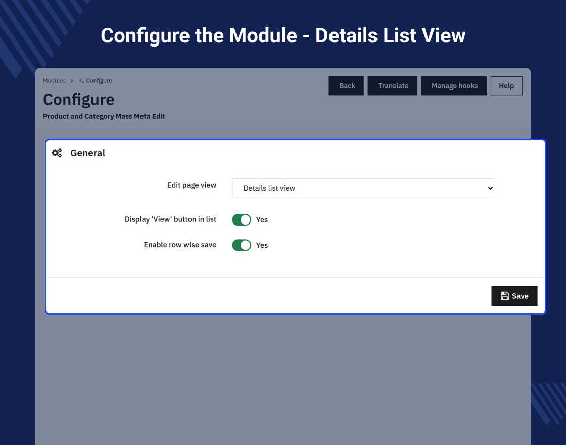 Prestashop Custom Product & Category Meta Details