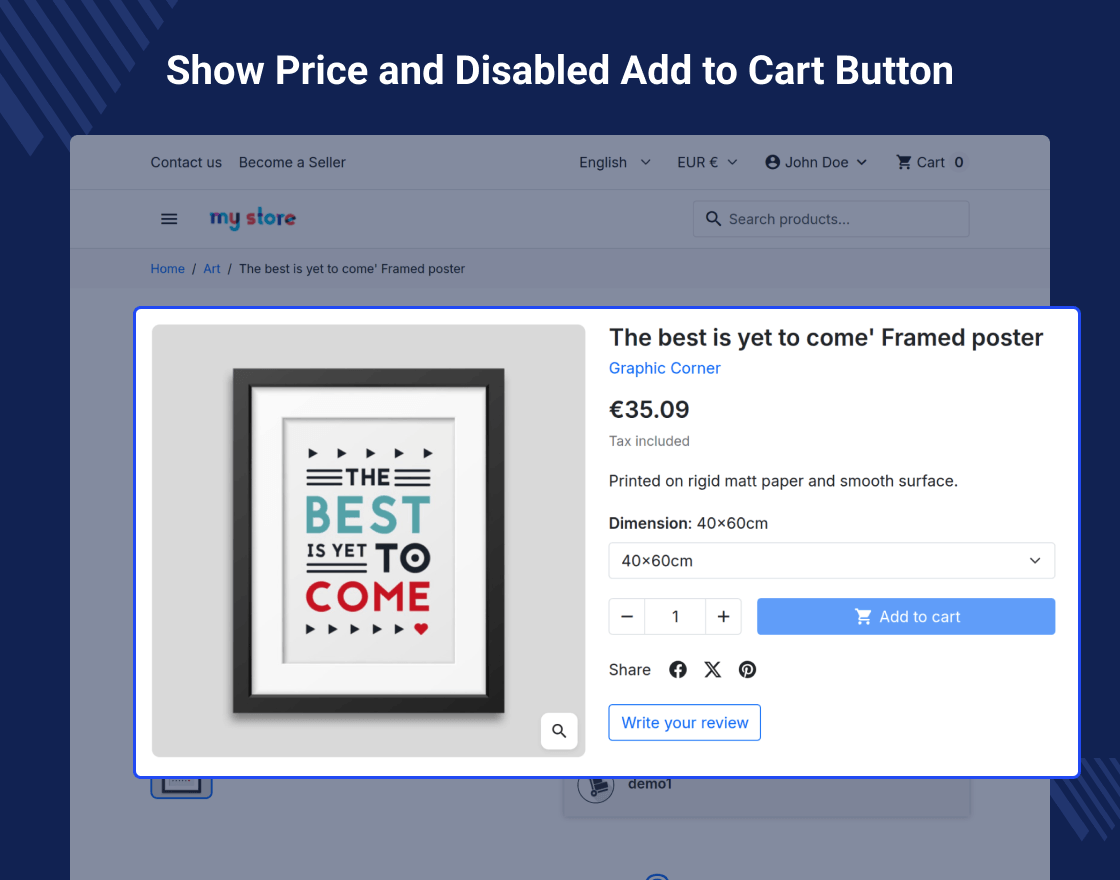 PrestaShop Marketplace Product Management