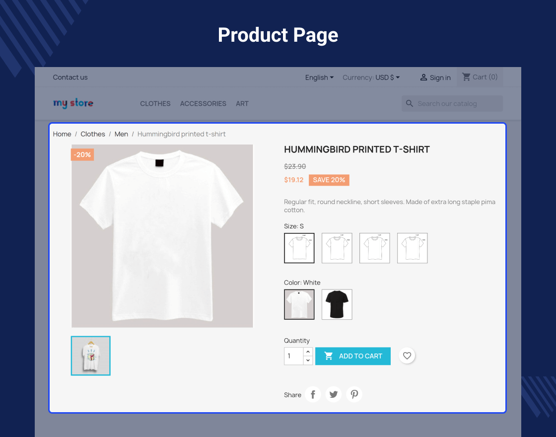 Prestashop Product Attribute Image