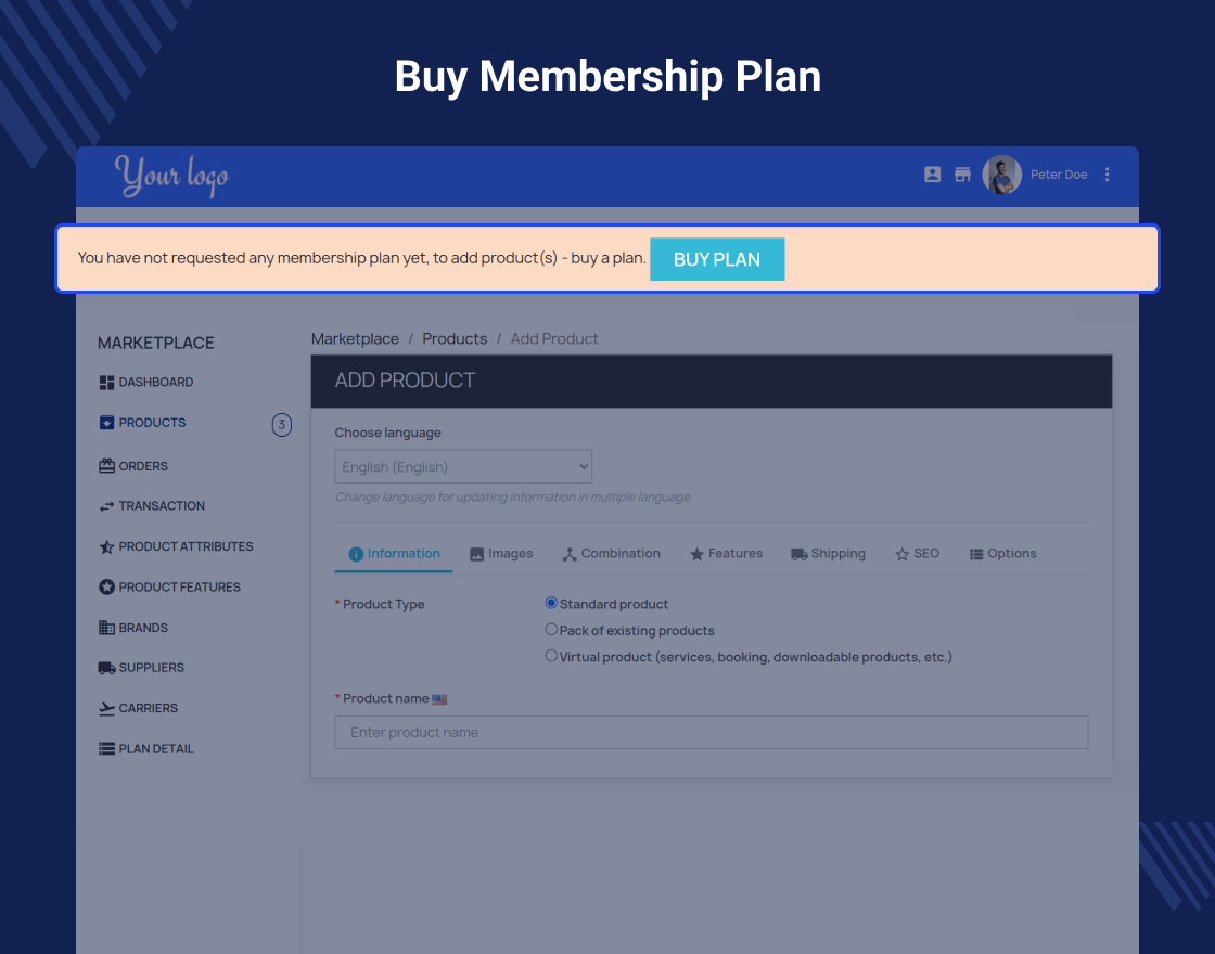 Prestashop Marketplace Membership