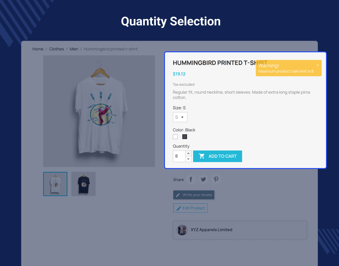 PrestaShop Marketplace Sell in Multiples of Quantities