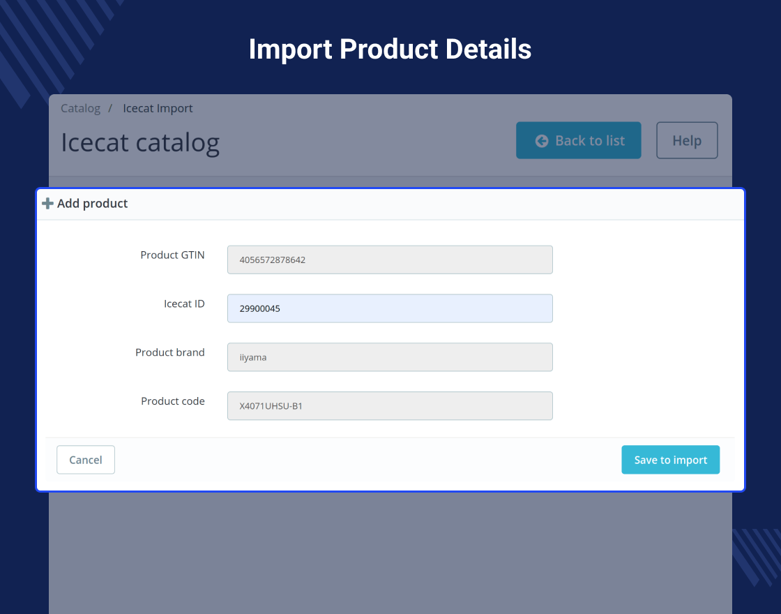 PrestaShop Icecat Catalog Management