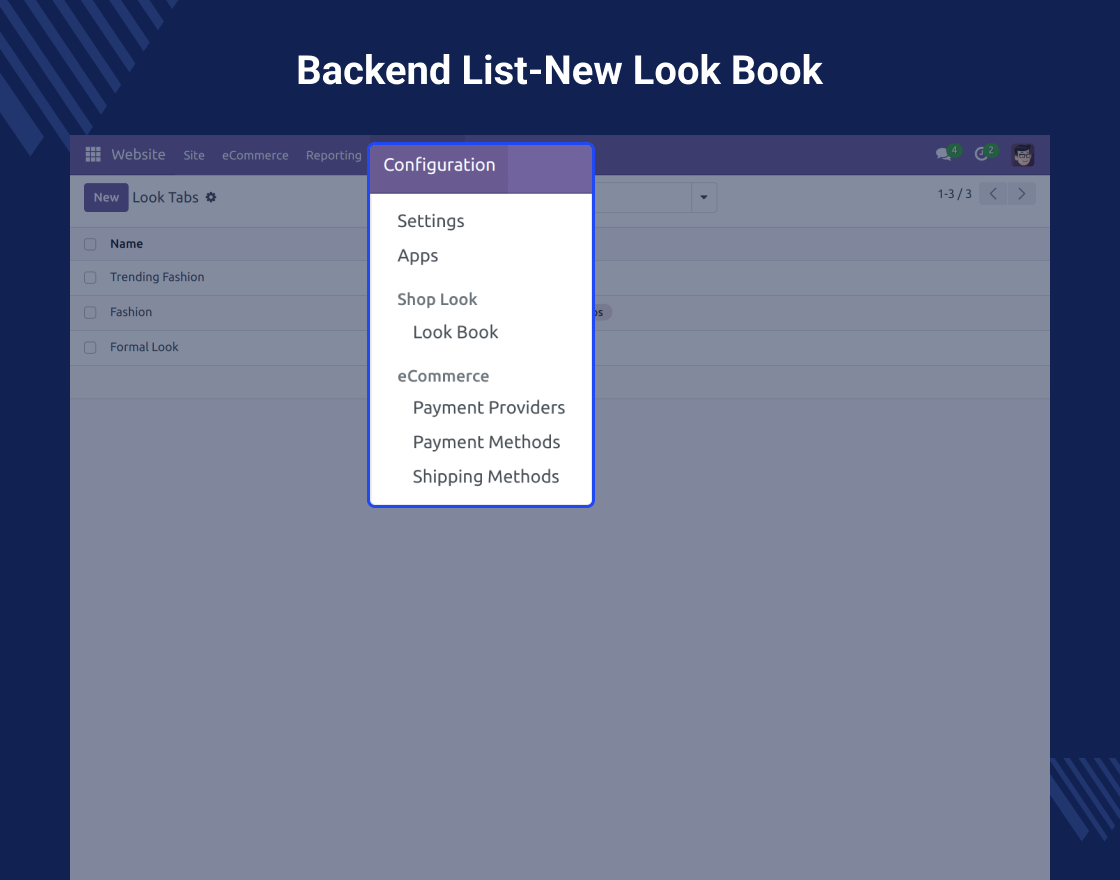 Odoo Website Shop the Look