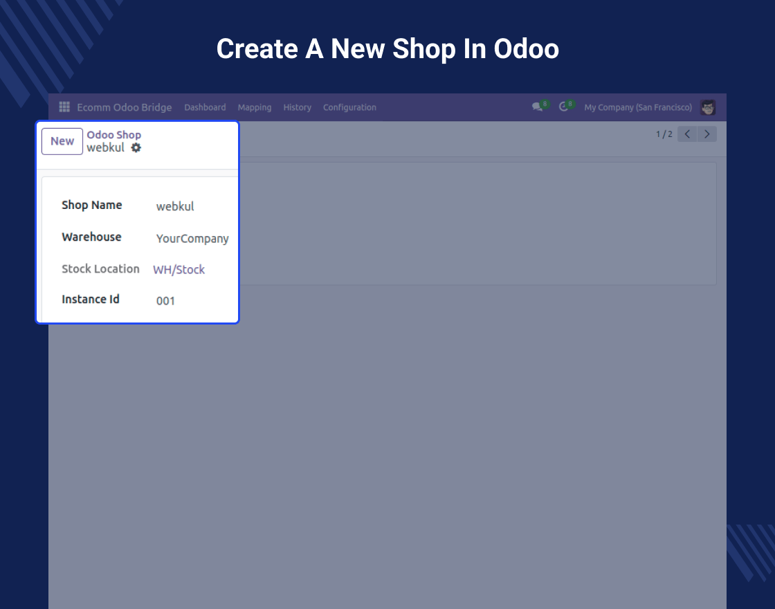 Prestashop Multishop Extension Odoo Connector 