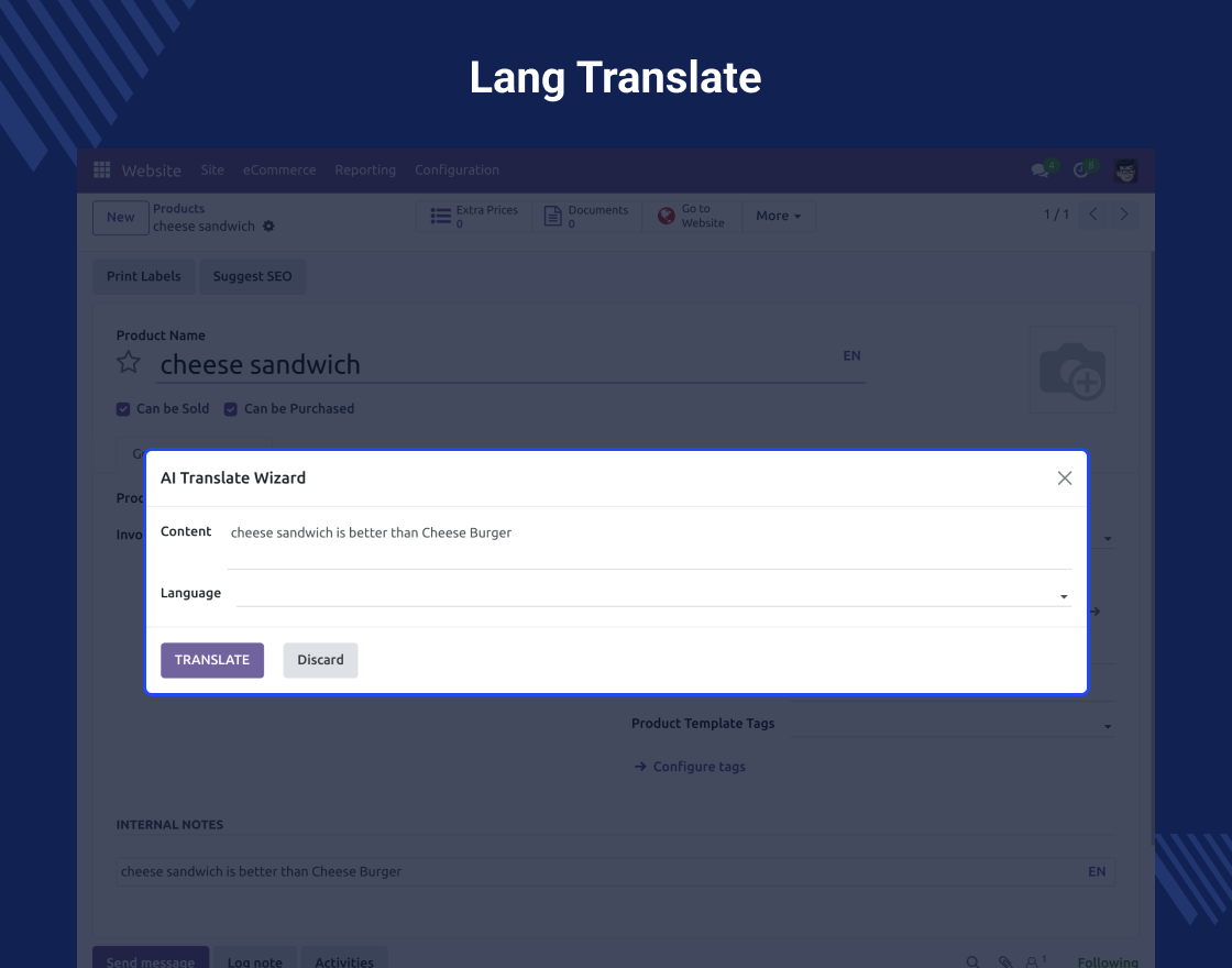 Odoo AI Engine (LLM)