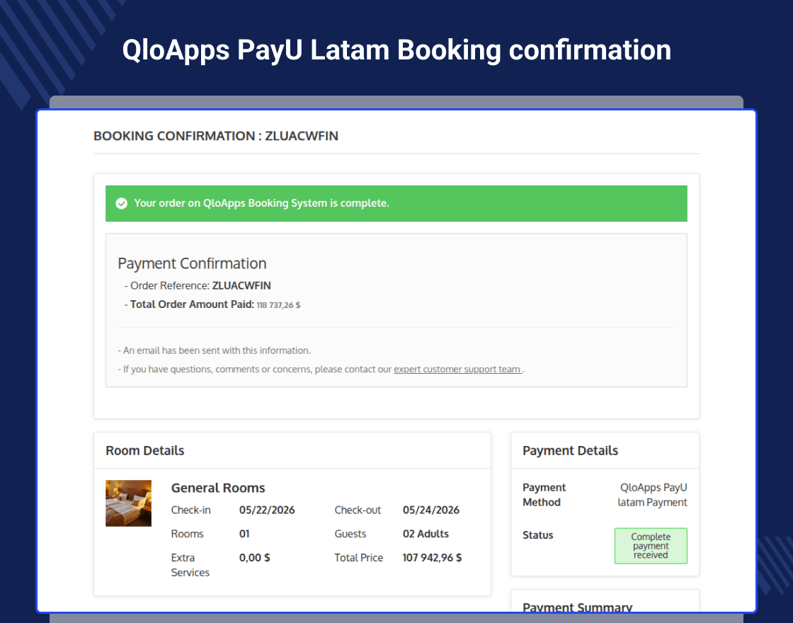 QloApps PayU Latam Payment Gateway