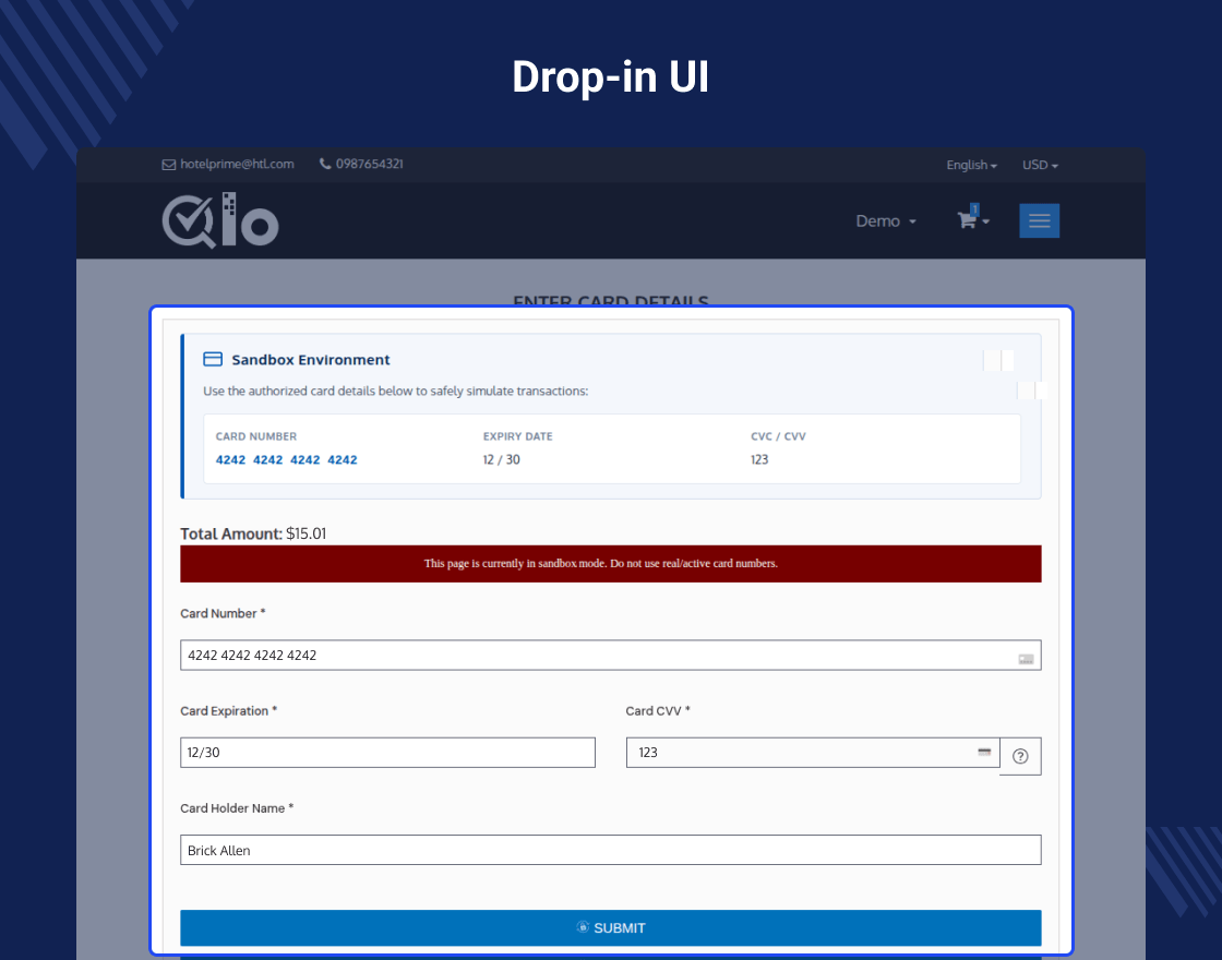 QloApps Heartland Payment Gateway