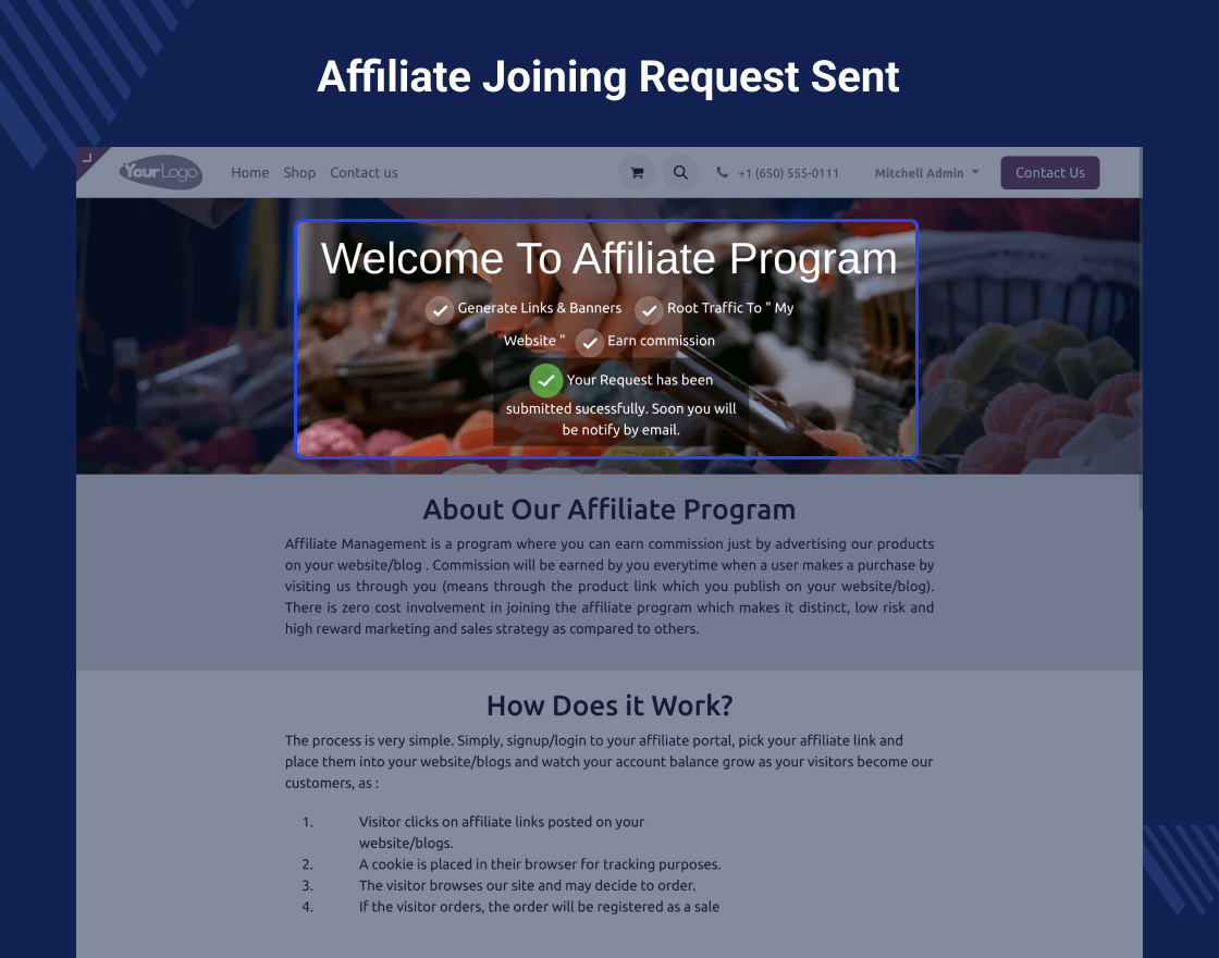 Odoo Affiliate Management
