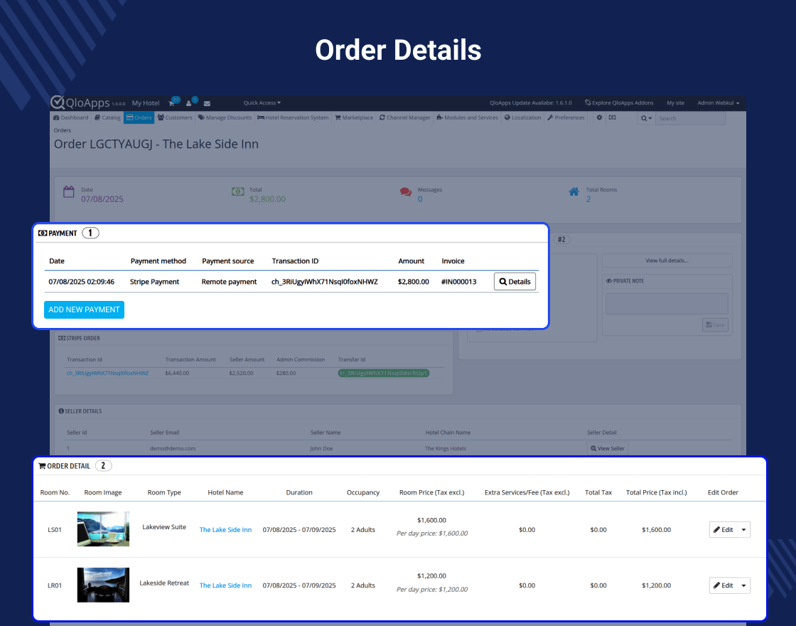 QloApps Marketplace Stripe Payment Gateway