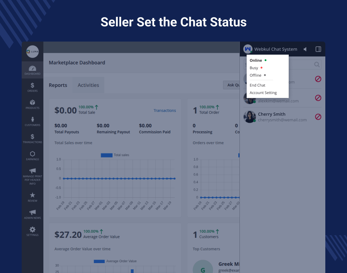 Magento 2 Marketplace Buyer Seller Chat