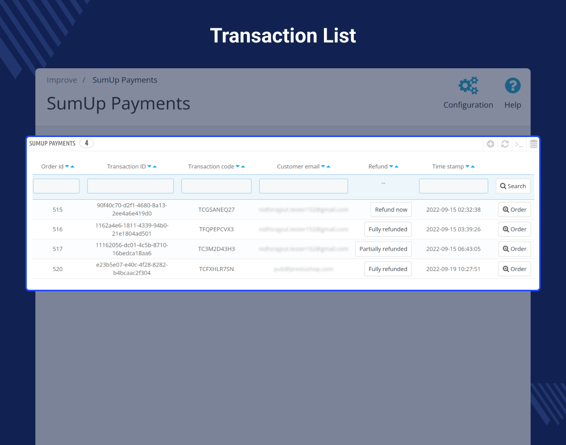Prestashop SumUp Payment