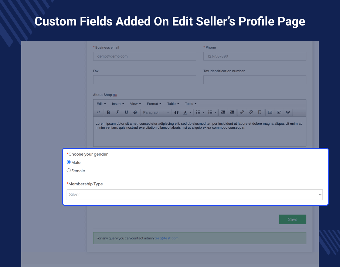 Prestashop Marketplace Custom Field 