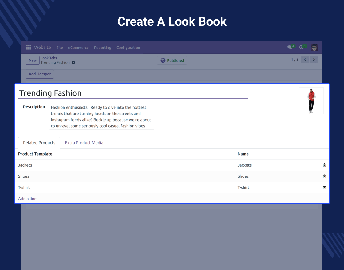 Odoo Website Shop the Look