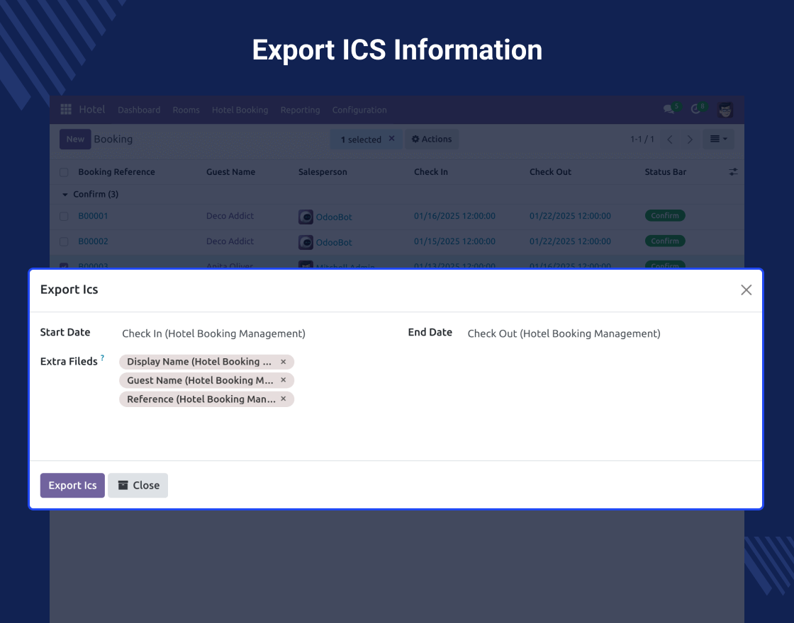 Odoo Web Calendar Export (iCal)