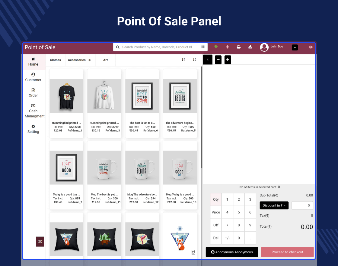 PrestaShop Point of Sale System (POS)
