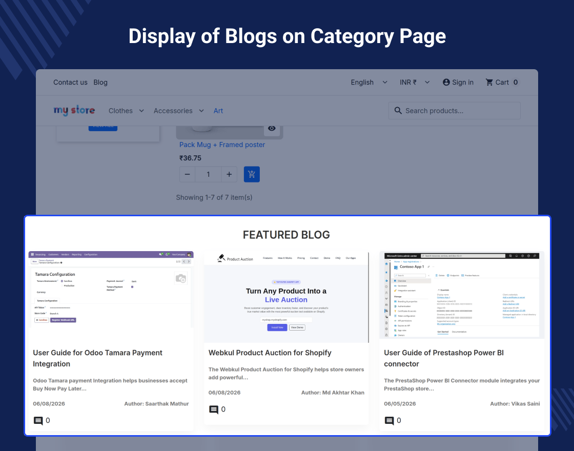 Prestashop WordPress Blog