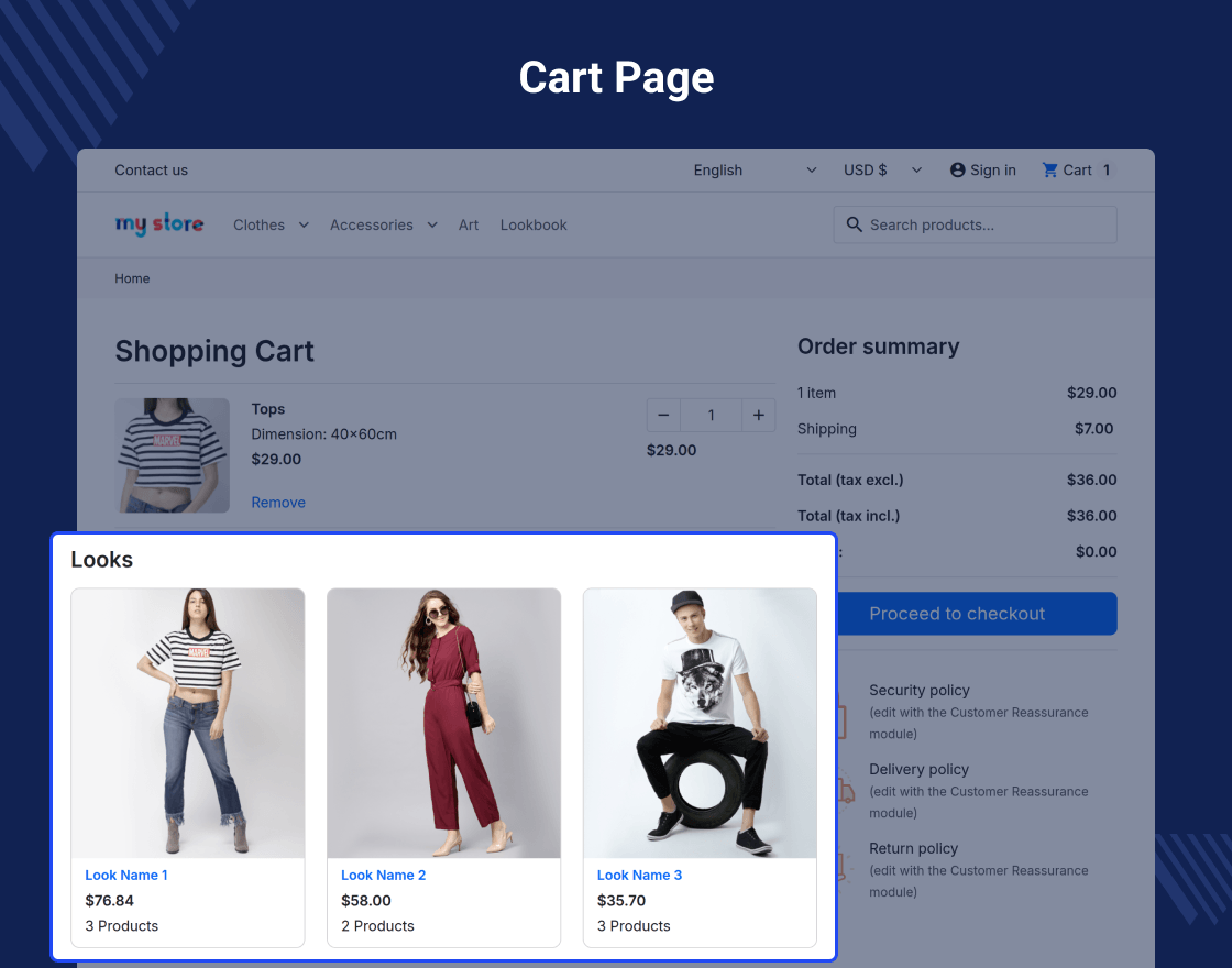 Prestashop Shop The Look | Lookbook