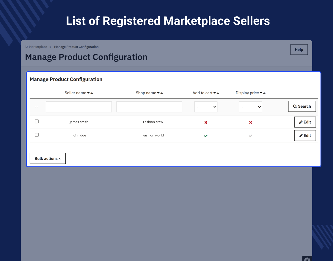 PrestaShop Marketplace Product Management