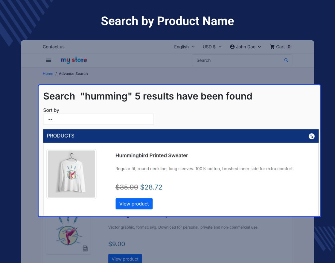 Prestashop Marketplace Advance Search Box