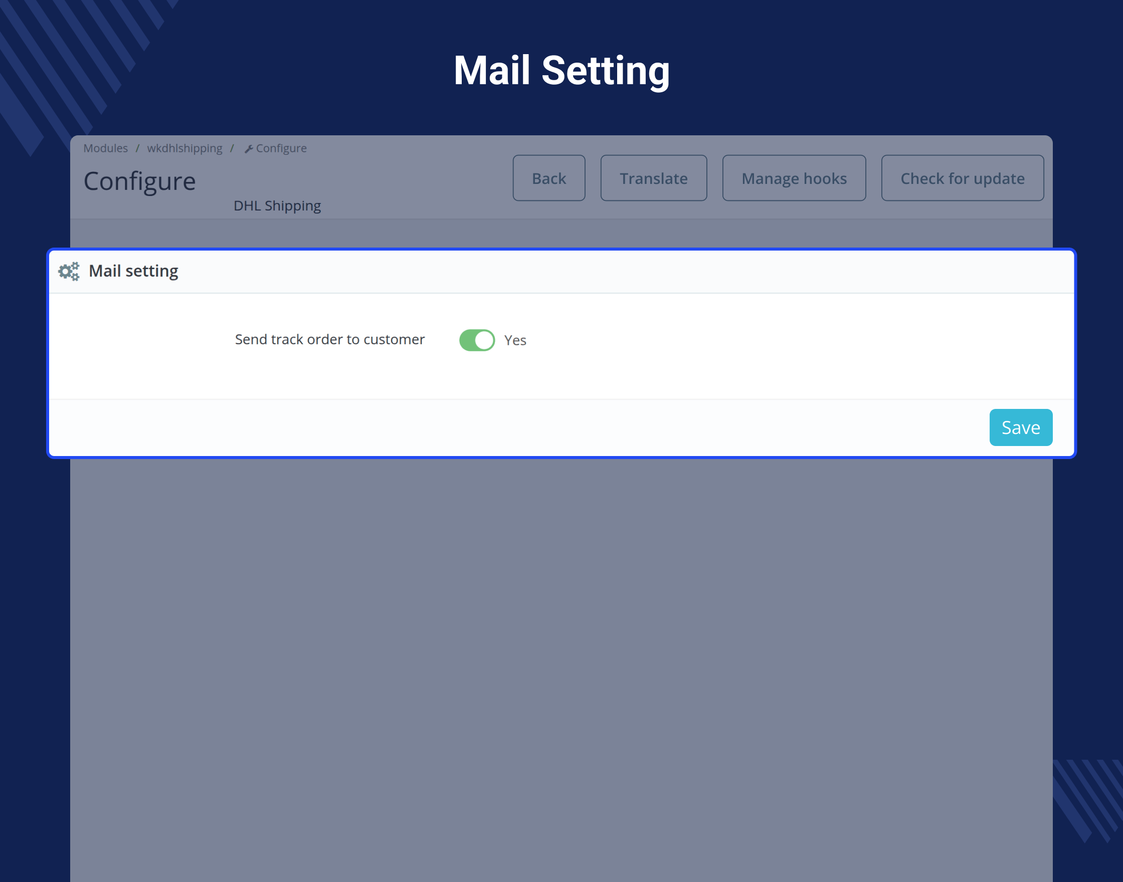 Prestashop DHL Shipping with Label Print - API Based Shipping