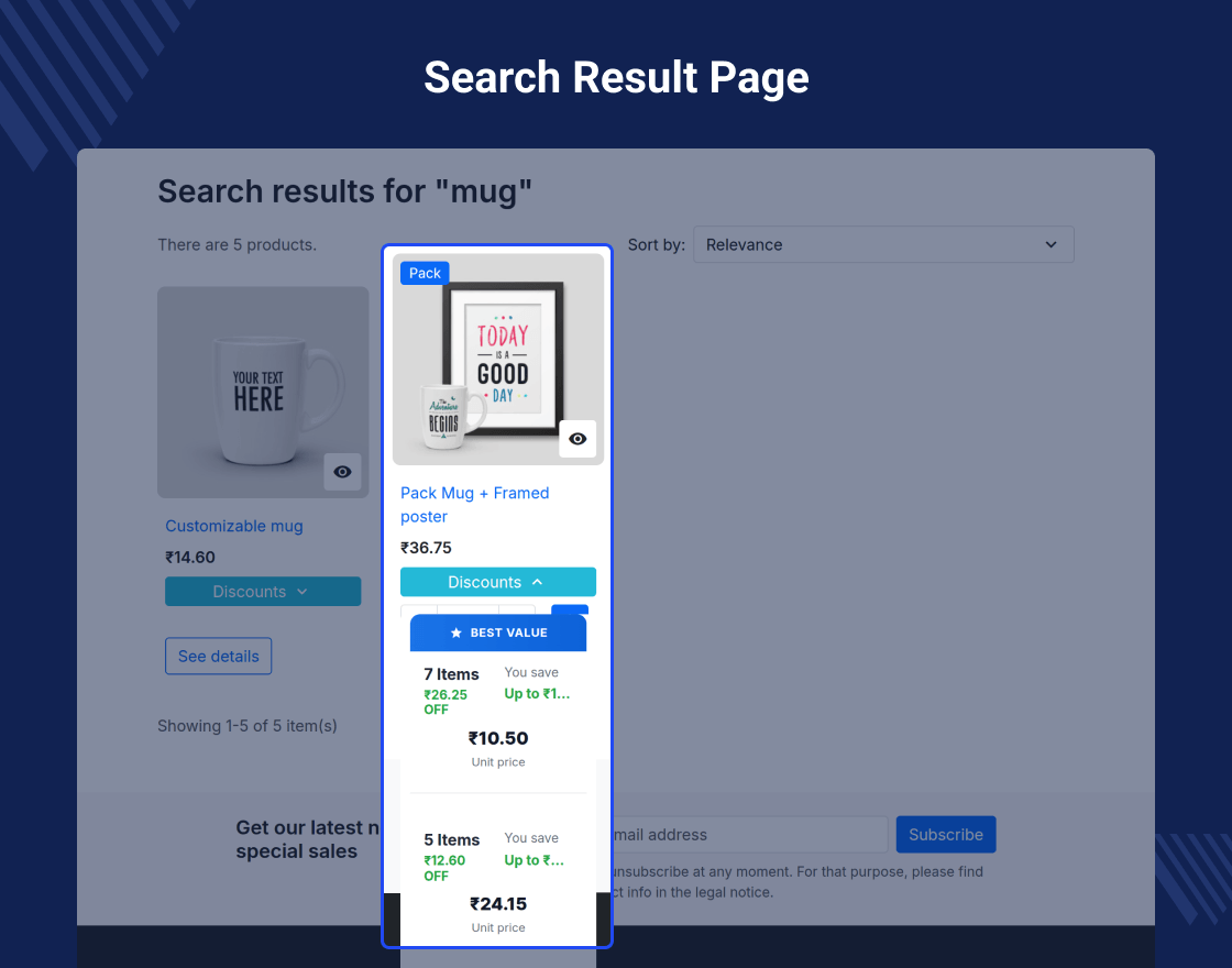 Prestashop Quantity Discount Block