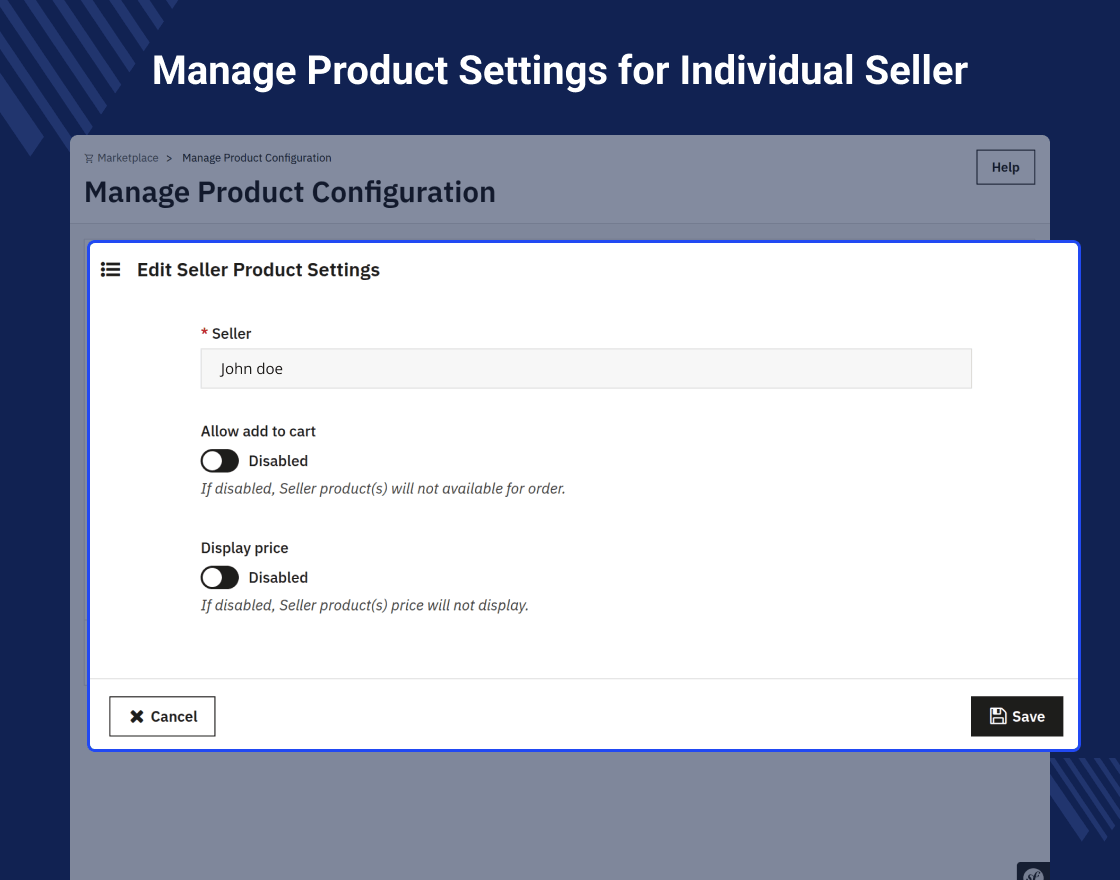 PrestaShop Marketplace Product Management