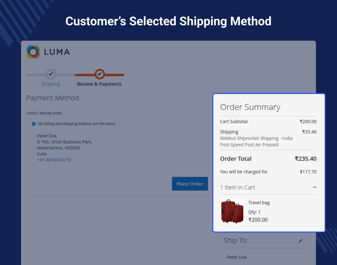 Magento 2 Multi Vendor Shiprocket Integration