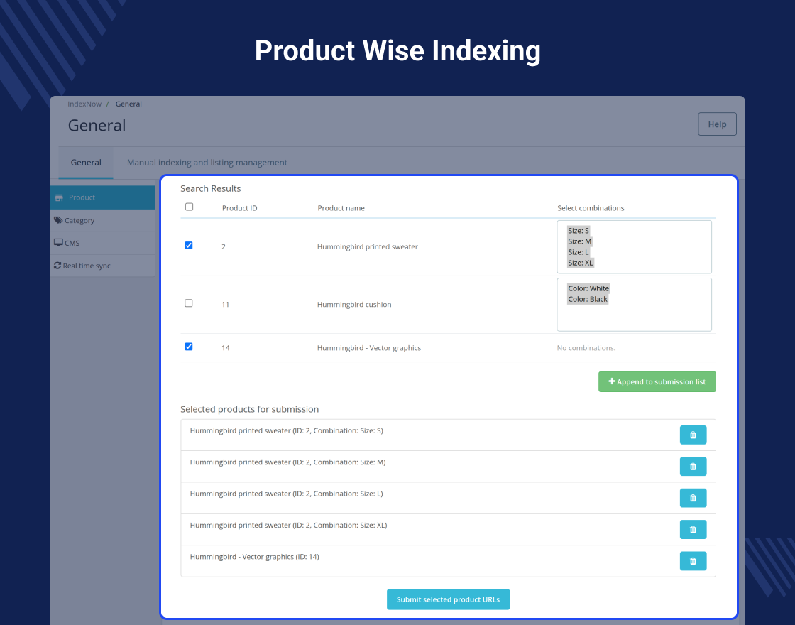 PrestaShop IndexNow Integration