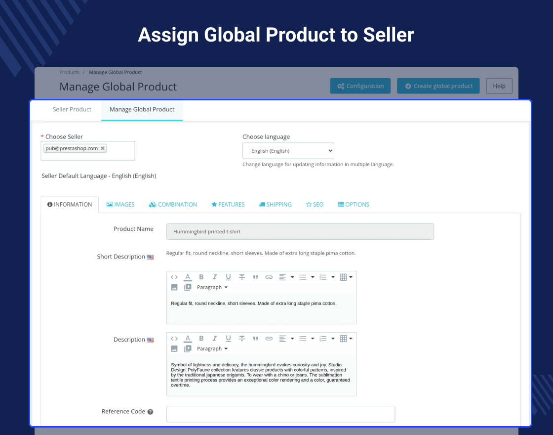 PrestaShop Marketplace Seller Price Comparison
