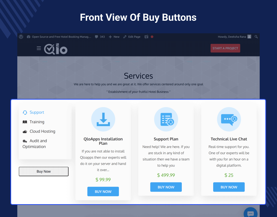 QloApps Buy Button
