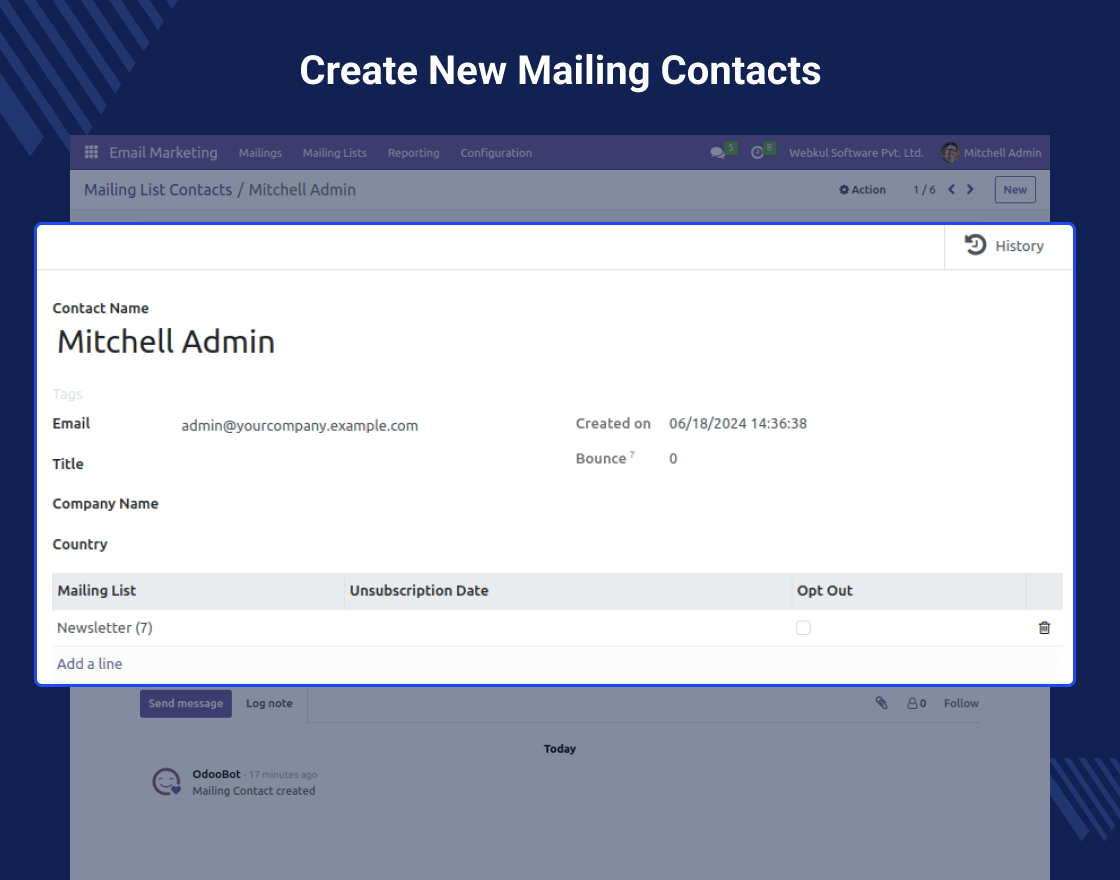 Odoo Drip Mass Mailing