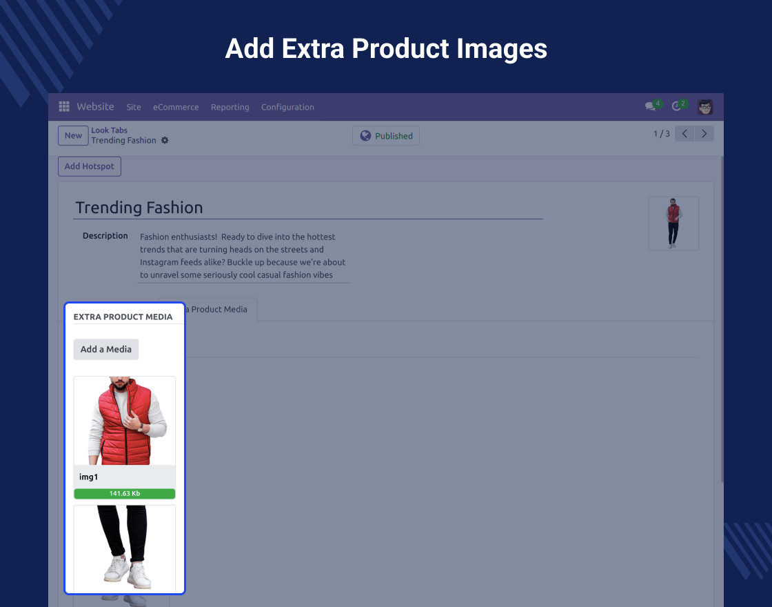 Odoo Website Shop the Look