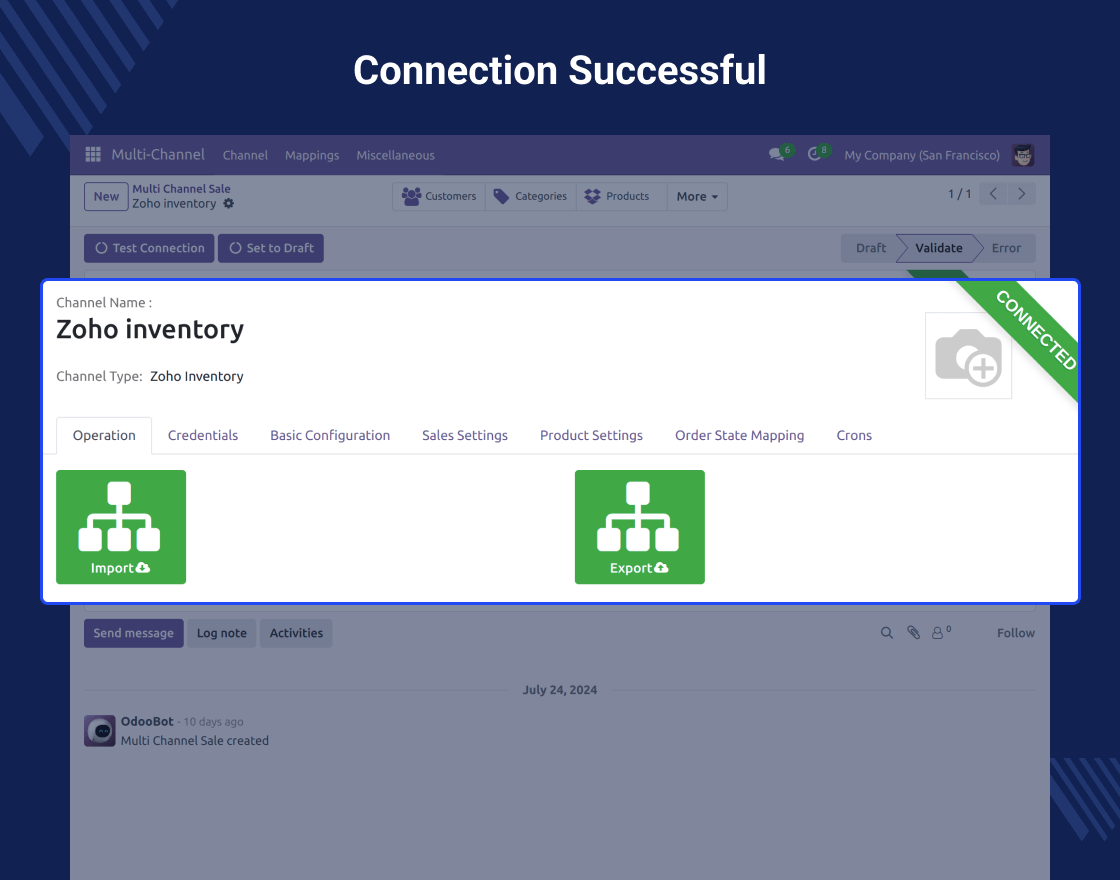 Odoo Zoho Inventory Connector