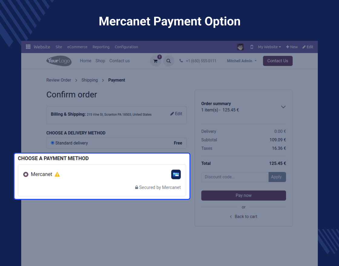 Odoo Mercanet Payment Acquirer