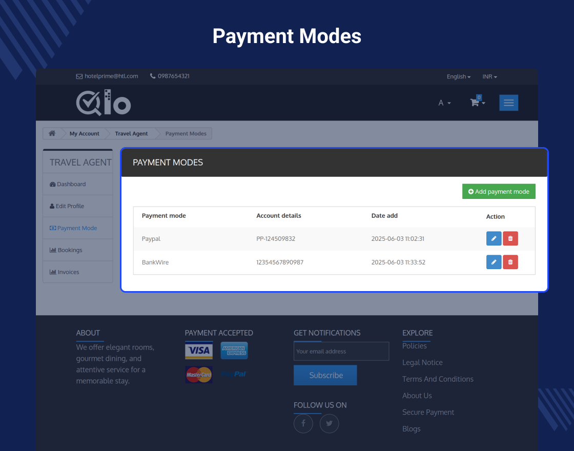 QloApps Travel Agent Management