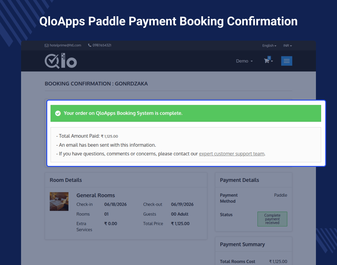 QloaApps Paddle Payment Gateway