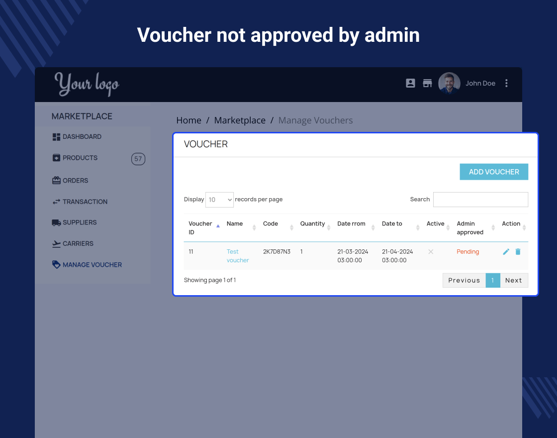 Prestashop Marketplace Seller Voucher