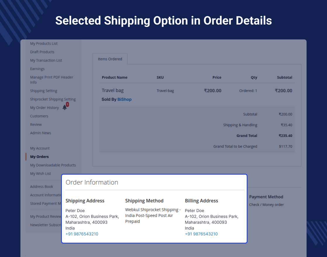 Magento 2 Multi Vendor Shiprocket Integration