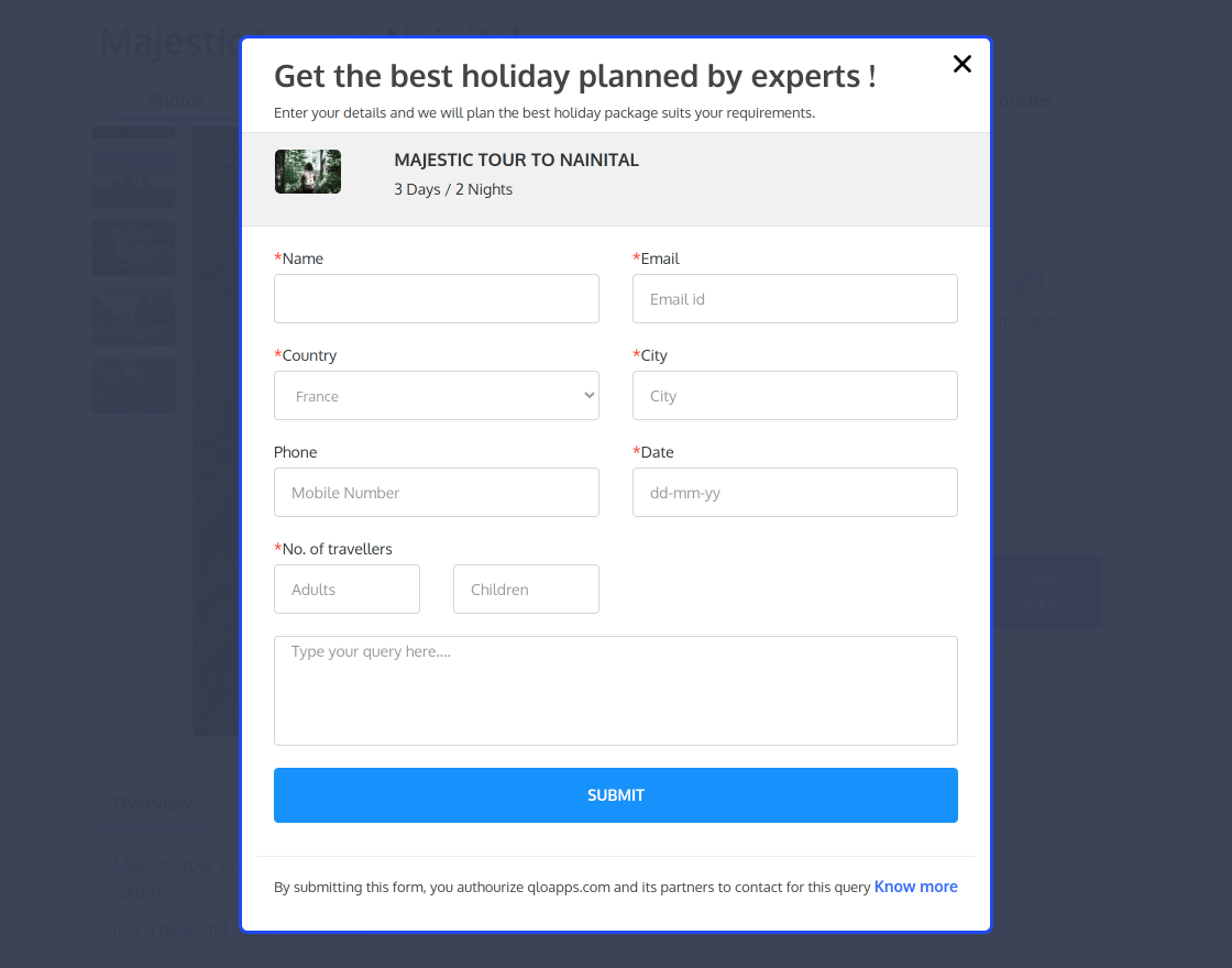 QloApps Tours and Packages