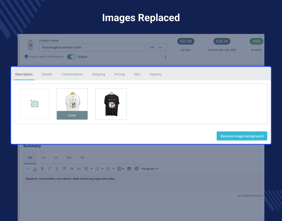 PrestaShop AI Image Background Remover