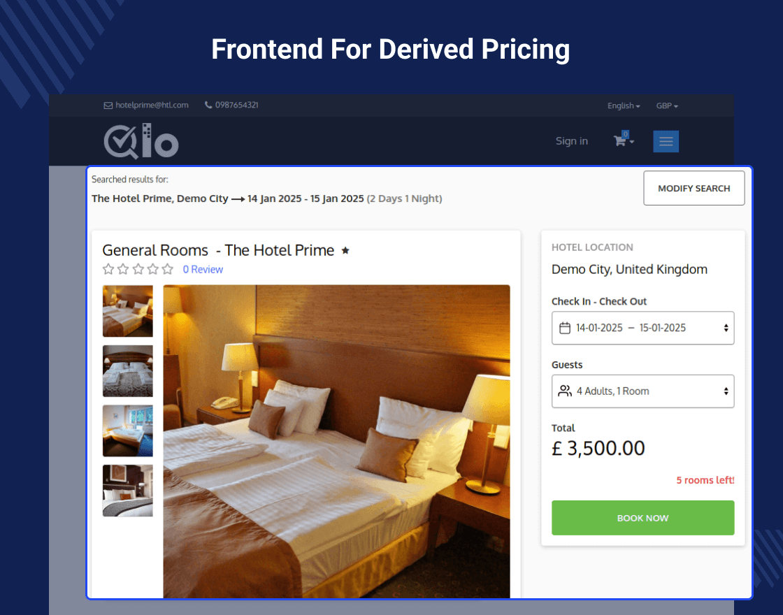 QloApps Occupancy Based Pricing