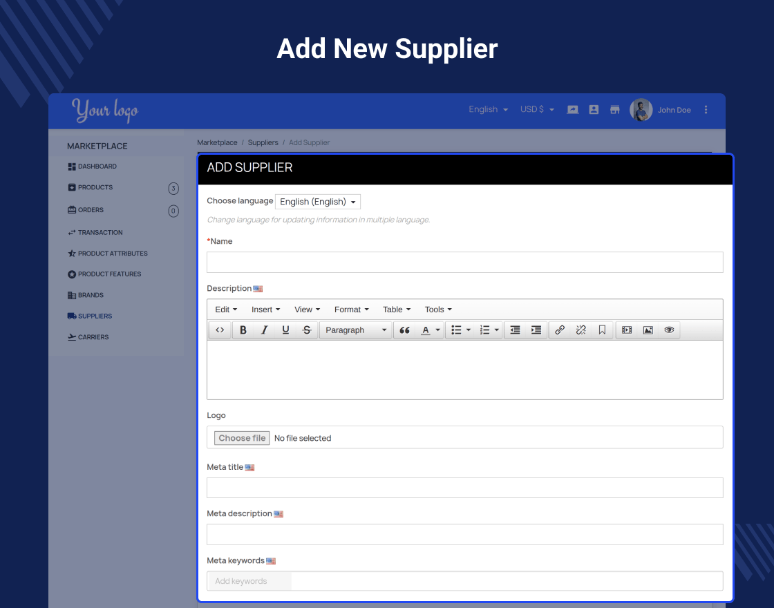 PrestaShop Advanced Multi-Vendor Marketplace