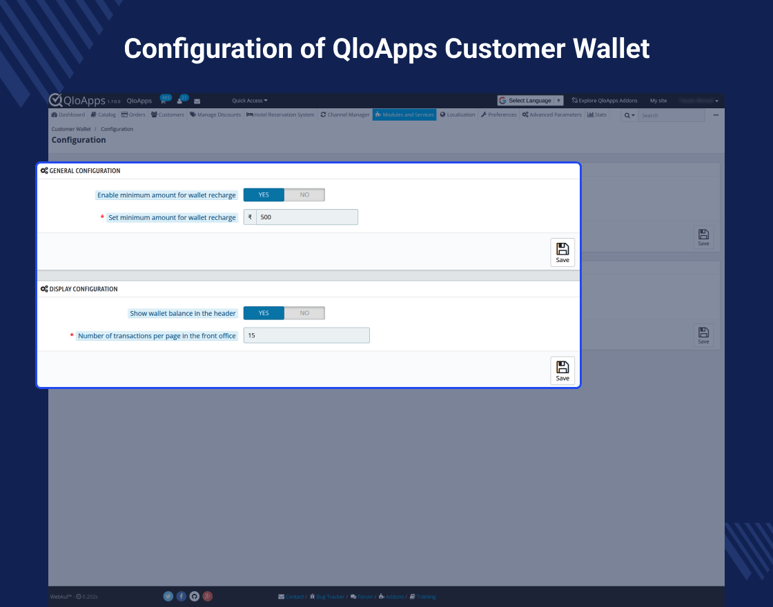 QloApps Customer Wallet