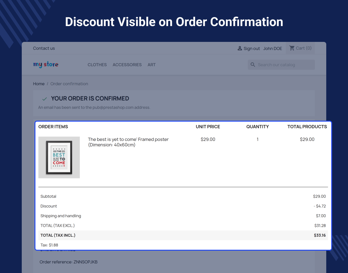 PrestaShop Payment Extra Fee/Discount