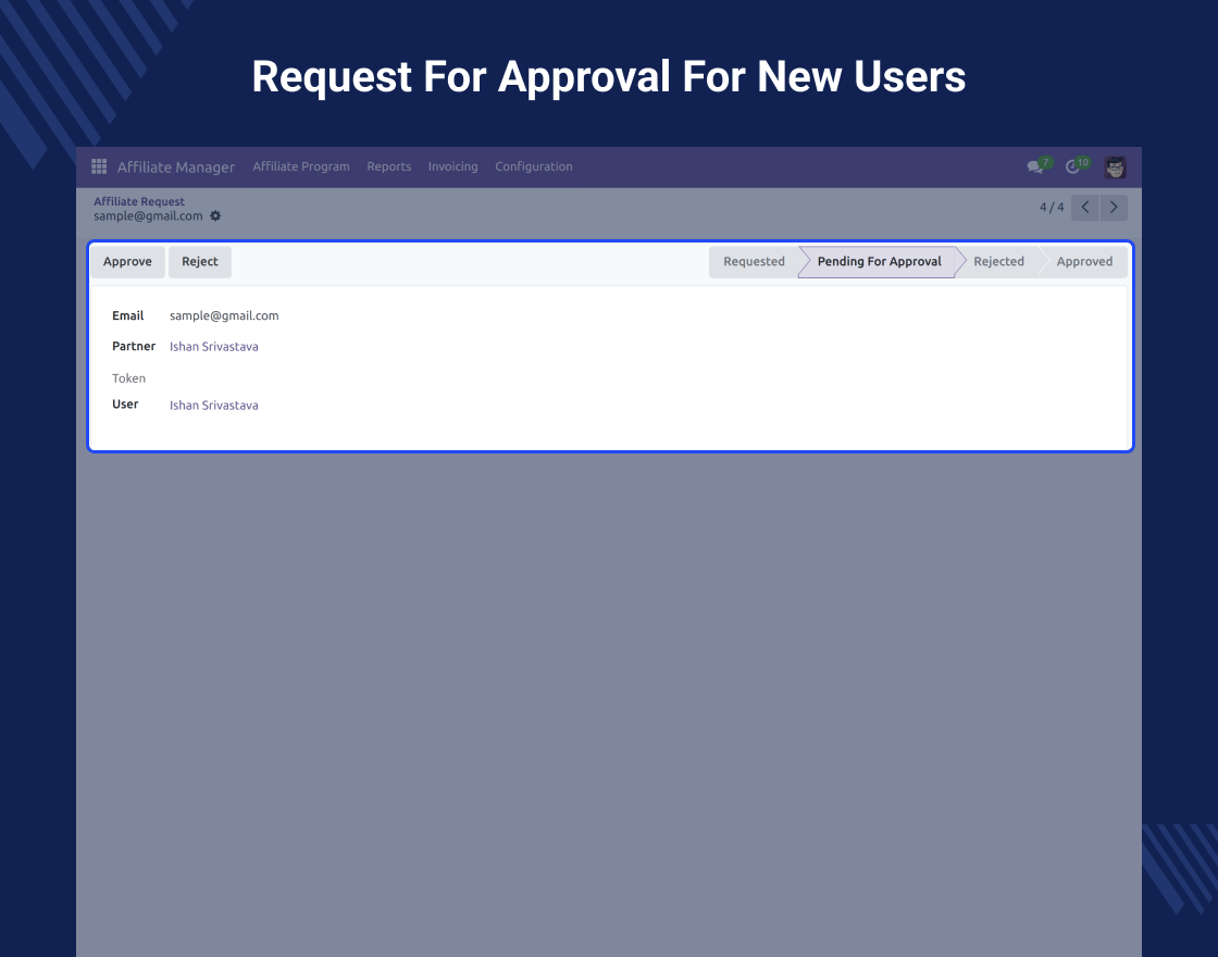 Odoo Affiliate Management