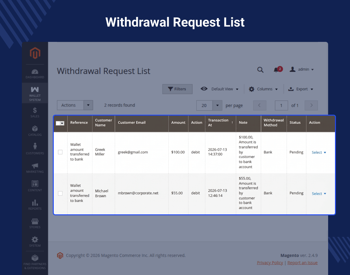 Magento 2 Wallet Extension