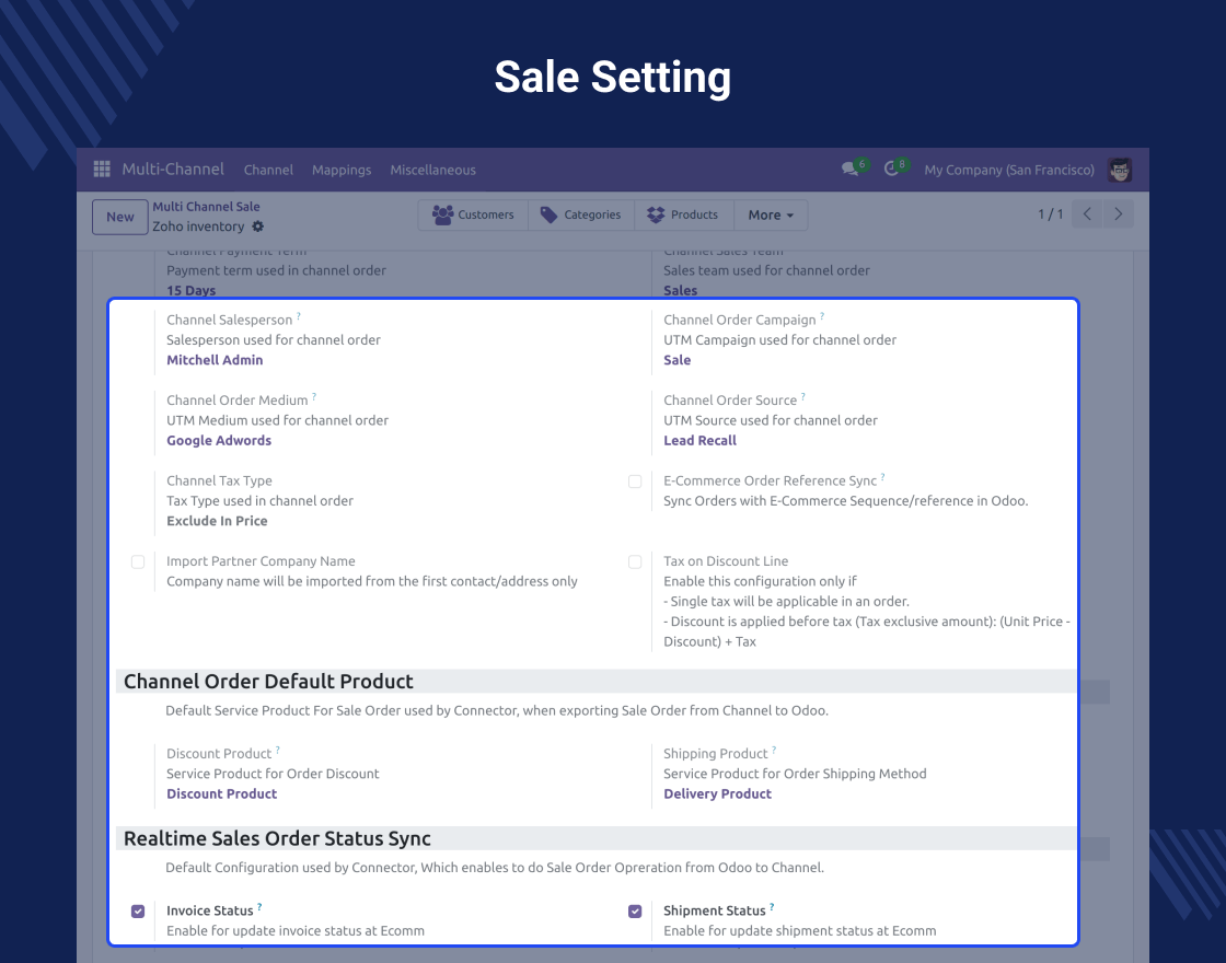 Odoo Zoho Inventory Connector